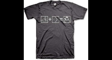 DC Comics Arrow Heren Tshirt -S- Arrow Riddle Grijs
