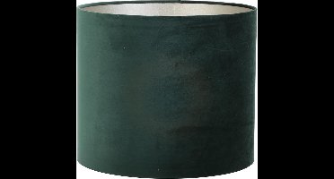 Light & Living Cilinder Lampenkap Velours - Dutch Green - Ø40x30cm - voor Tafellampen, Staande lamp, Hanglampen