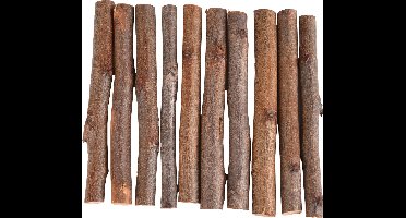 Flamingo Bastian - Knabbelhout Knaagdier - Knaagstokjes Bastian Dia.1x10cm 10 St - 10st - 115291 - 10st