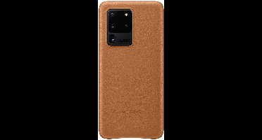 Samsung Leather Cover - Samsung Galaxy S20 Ultra - Bruin