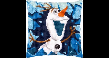 Vervaco - Kruissteekkussen kit - Disney Olaf - PN-0167294 - Borduren - Borduurpakket - Borduurpakket volwassenen - Borduurpakket kind