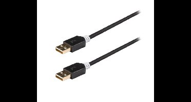 Konig USB 2.0 A Male naar USB 2.0 A Male - 3 m