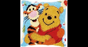 Kruissteekkussen kit Disney Winnie en Teigetje - Vervaco - PN-0014595