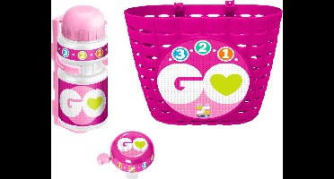 Skids Control Accessoiresset 3, 2, 1 Go Roze 3-delig