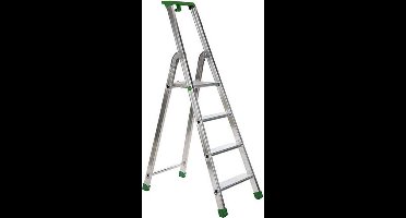 Escalo – Industriële trapladder  – Quadra  – Aluminium – 4 treden – 148 cm