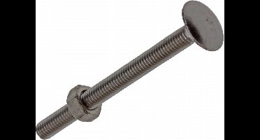Mack houtbout+moer roestvrijstaal 1st 817534