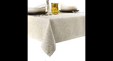De Witte Lietaer Tafellaken Gibson - Polyester - 145x310 cm - Beige
