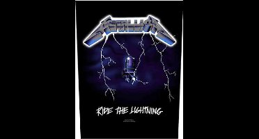 Metallica Ride The Lightning Unisex Embleem - zwart - Standard
