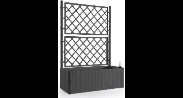 Zelfwaterende plantenpot Stefanplast Natural Deluxe Rechthoekig 100 x 43 x 142 cm Antraciet