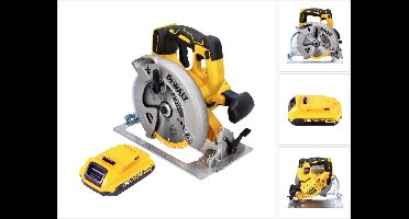 DeWalt DCS 570 accucirkelzaag 18 V 184 mm borstelloos + 1x accu 2.0 Ah - zonder oplader