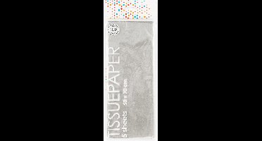 Tissuepapier 10 Vellen Zilver, 50x70cm