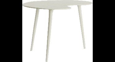 Light & Living - Bijzettafel LINOS - 67x49x41cm - Wit