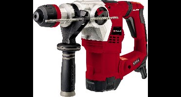 Einhell Elektrische Boorhamer TE-RH 32 4F Kit - 1250 W - Aantal slagen: 4.100 /min - 5 J - SDS-Plus - Pneumatisch slagwerk - Incl. 3 boren, 1 puntbeitel en 1 platte beitel - Incl. Transport-/Opbergkoffer