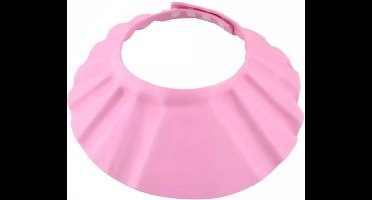 New Age Devi - Bescherm het tere oortje van jouw kleintje met de Roze Deluxe Douchekap - speciaal ontworpen voor kinderen van 0-6 jaar | 27cm | Shower Cap voor baby's en peuters | Douchekapje voor k