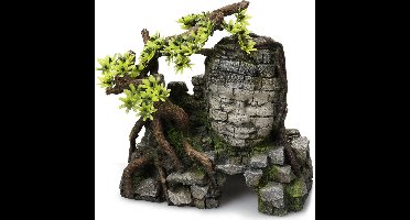 Aqua-Della Aquarium Anker Wat Met Planten 23X14X21 Cm