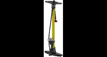 Icetoolz Fietspomp Met Meter A451 160psi/11bar Staal Geel