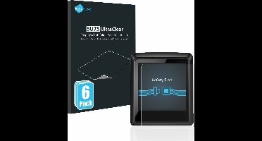 Savvies - Screenprotector voor Bosch Intuvia 100 - Folie Beschermfolie transparant 6 Stuks