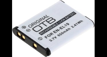 OTB Camera accu compatibel met Nikon EN-EL19 en Sony NP-BJ1 / 650 mAh