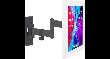 Flexibele tablet muurbeugel 265 mm Securo L voor 12-13 inch tablets - wit
