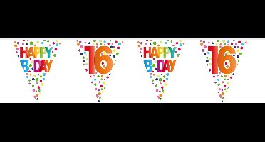 Folat - Vlaggenlijn Regenboog stippen 16 (10 meter)