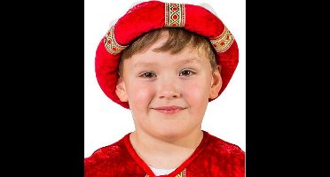 Carnaval verkleed Tulband - 1001 nacht Sultan - rood - kinderen - themafeest