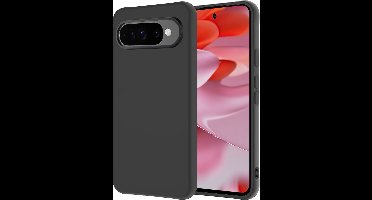Hoesje - Geschikt voor Google Pixel 9 Pro XL - Sterk & Shockproof - Hoes Cover - Siliconen Case - Zwart