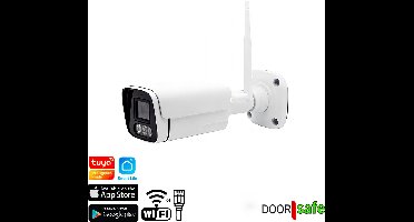 DS3123 | 4MP Beveiligingscamera met 3 LED’s (combi infrarood & wit licht) | type ‘bullet’ | voor buiten | internet via 2,4 & 5 Ghz WiFi & Netwerkkabel | met ONVIF