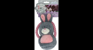 Bunny Puppy Ropey Swing – Hondenknuffel – Kalmerend – Grijs – 9 x 18 x 6,5 cm