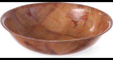 HENDI Rond pitabakje – 200 mm diameter – 50 mm hoog – elzenhout en plastic – niet vaatwasserbestendig