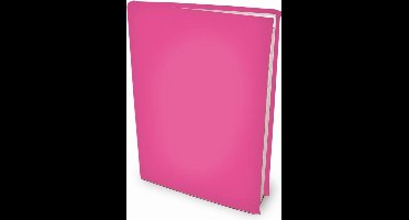Rekbare boekenkaften A4 - Roze - 3 stuks