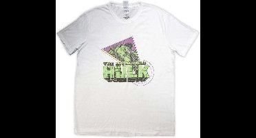 Marvel The Hulk - Hulk Triangle Heren T-shirt - M - Wit