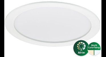 Philips - LED Downlight Coreline DN145B Aluminium Wit 21W 2100lm 80D - 830-840 CCT | Zaagmaat 205mm - IP20