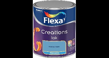 Flexa - Creations Lak Zijdeglans - Intense Azure - Mengverf - 750 Ml