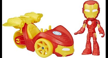 Marvel Spidey and His Amazing Friends Iron Racer, Voertuig, 3 jaar, Kunststof, Rood, Geel