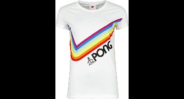 Atari Pong - Pride Rainbow Dames T-shirt - wit - M