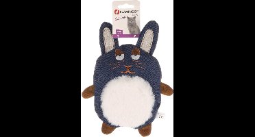 Flamingo Jeany Konijn - Kattenspeelgoed - 27x22 cm Blauw