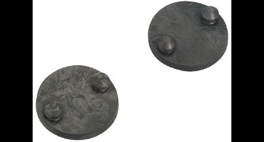 Gloria Losse Zuigermanchet - Rug- & Drukspuiten - Ø35 mm Zwart 2 stuks