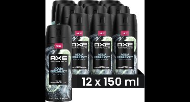 Axe - Deodorant - Spray - Aqua Bergamot - 150ml x 12
