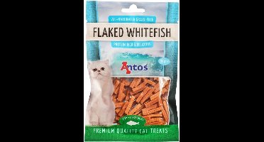 Cat Treats Flaked Witvis 50 gr - kattensnack - graanvrij - glutenvrij