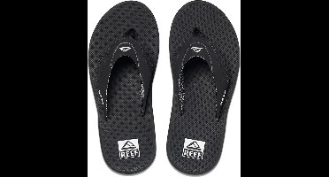 Reef Fanningblack Dames Slippers - Zwart - Maat 38,5