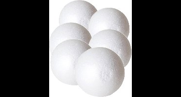 Piepschuim hobby vormen DIY ballen - 10x - styropor bollen - 12,5 cm