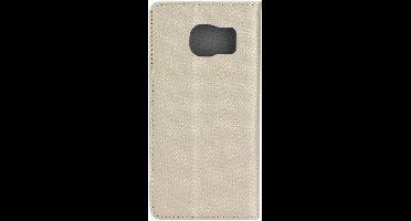 Smart Magnet book case voor Samsung S21+ goud/goud