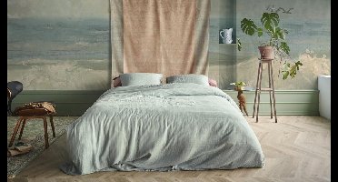 At Home by Beddinghouse Optimism dekbedovertrek - Tweepersoons - 200x200/220 cm - Blauw Grijs