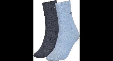 Calvin Klein Sock (2-pack) - dames sokken - lichtblauw melange