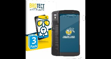 Screenprotector 3 Stuks voor Zebra TC27 (Voor+Camera) Beschermglas transparant