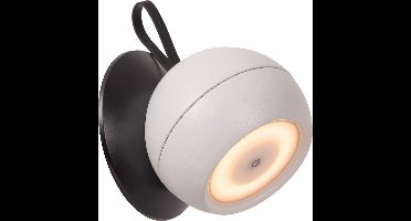 Lucide LUNEX - Oplaadbare Wandlamp Binnen/Buiten - Accu/Batterij - LED Dimbaar - 1x2W 3000K - IP54 - Magnetisch - Wit