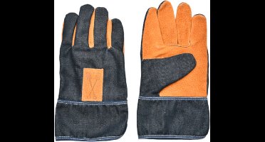 Esschert Design Tuinhandschoenen 15,5 X 27 Cm Katoen Blauw