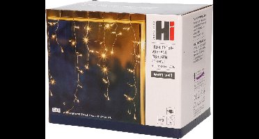 HI Kerstverlichting - 400 lampjes - warm wit - knipper functie - ijspegel lampjes