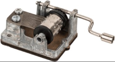 Muziekdraaidoosje - Happy Birthday - 4x5cm