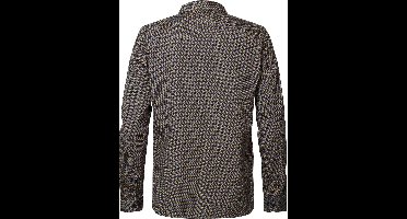 Petrol Industries - Heren Miniprint Overhemd - Geel - Maat XL